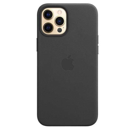 Калъф Apple iPhone 12 Pro Max Leather Case with MagSafe - Black