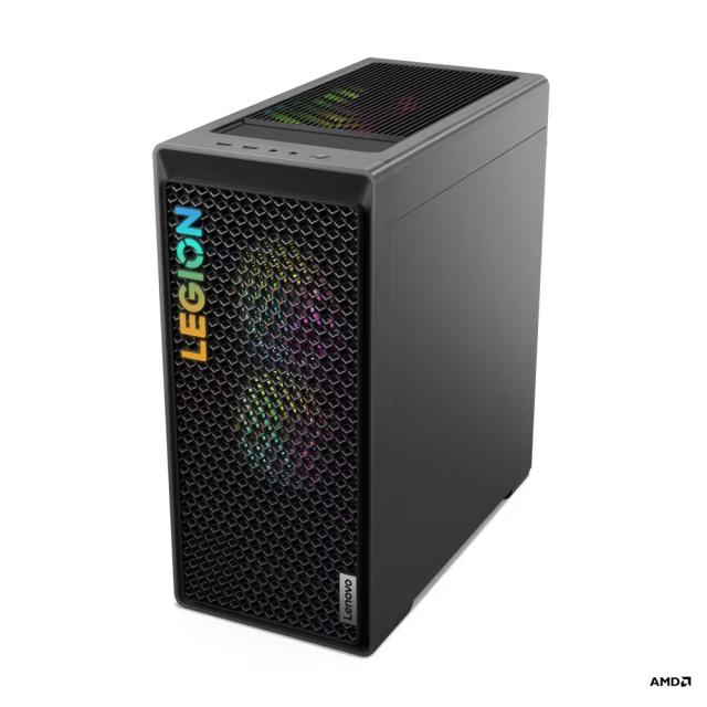 Настолен компютър LENOVO Legion T5 26ARA8, AMD Ryzen™ 7 7700 (8C / 16T, 3.8 / 5.3GHz, 8MB L2 / 32MB L3), 2x 16GB DDR5, 1TB SSD M.2 PCIe 4.0x4 NVMe, NVIDIA GeForce RTX 4060Ti 8GB GDDR6, Wi-Fi 6E, Free DOS