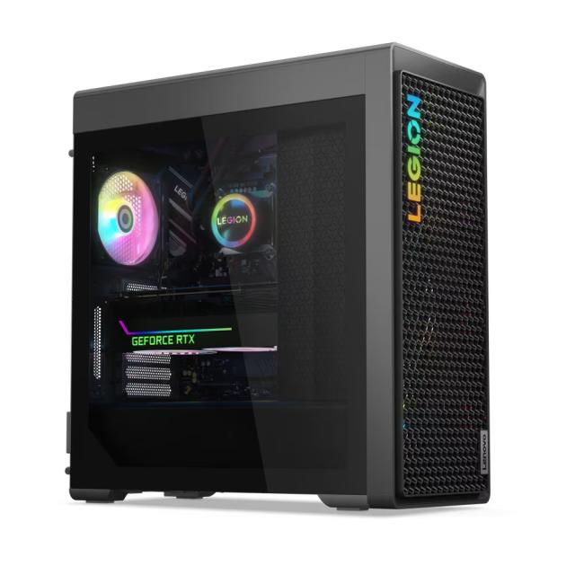 Настолен компютър LENOVO Legion T7 34IRZ8, Intel Core i9-13900KF, 24C (8P + 16E) / 32T, Max Turbo up to 5.8GHz / 5.4GHz, 36MB, 2x 16GB DDR5, 1TB SSD M.2 PCIe 4.0x4 NVMe, NVIDIA GeForce RTX 4080 16GB GDDR6X, Wi-Fi 6E, Free DOS 