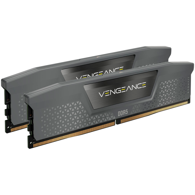 Памет Corsair VENGEANCE Black 32GB 2x16GB DIMM DDR5, 5600MHz, CL40, 1.25V
