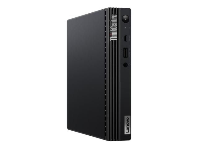 Настолен компютър Lenovo ThinkCentre M70q Tiny Intel Core i3-10100T (3GHz up to 3.8GHz, 6MB), 8GB DDR4 2666MHz, 256GB SSD, Intel UHD Graphics 630, WLAN, BT, KB, Mouse, Black, Win10Pro, 3Y