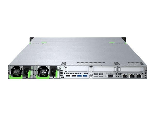 Сървър Fujitsu PRIMERGY RX1330 M5, Rocket Lake Intel Xeon E-2336 6C (2.9/4.8GHz, 4MB Cache), 8GB DDR4 ECC UDIMM, без HDD, 2x 1GbE LAN, 500W PSU, Free DOS