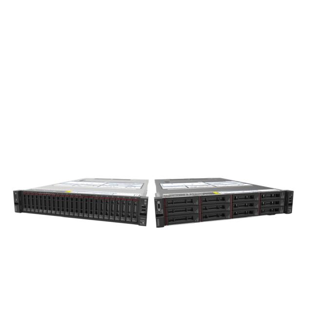 Сървър Lenovo ThinkSystem SR650, Xeon Silver 4210R (10C 2.4GHz 13.75MB Cache/100W), 32GB 2933MHz (1x32GB, 2Rx4 RDIMM), O/B, 930-8i, 2x750W, XCC Enterprise, Tooless Rails