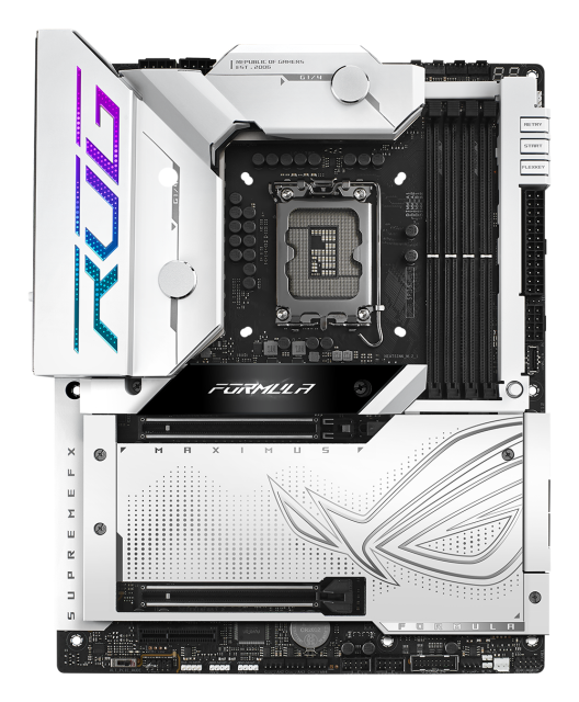 Дънна платка ASUS ROG MAXIMUS Z790 FORMULA, LGA 1700, DDR5, Wi-Fi 7, HDMI, USB Type-C, AURA Sync RGB, ATX