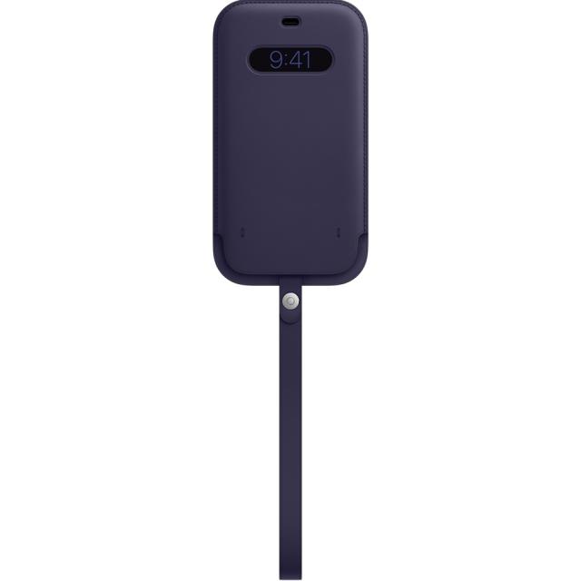 Калъф Apple iPhone 12 Pro Max Leather Sleeve with MagSafe - Deep Violet