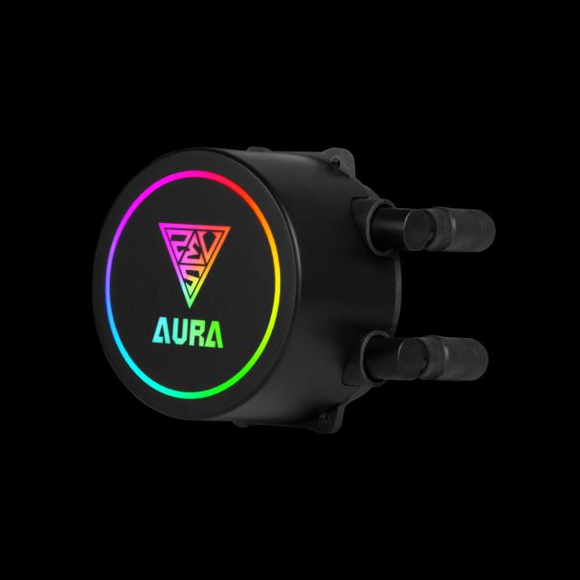 Охладител Gamdias AURA GL360 RGB, AMD/Intel