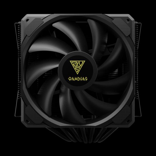 Охладител за процесор Gamdias Boreas P1-720, Dual-Tower, 4-pin PWM, AMD/Intel