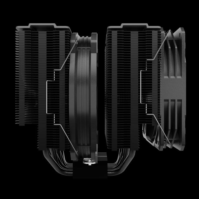 Охладител за процесор Gamdias Boreas P1-720, Dual-Tower, 4-pin PWM, AMD/Intel