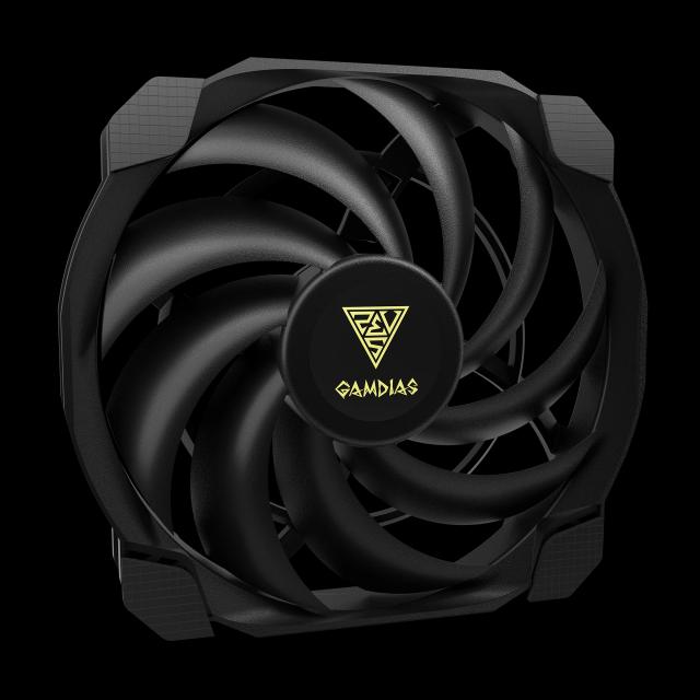 Охладител за процесор Gamdias Boreas P1-720, Dual-Tower, 4-pin PWM, AMD/Intel