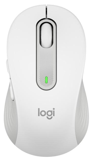 Безжична Мишка Logitech Signature M650 for Business, Bluetooth/Wireless, оптична (4000 dpi), Off-white Medium, GRAPHITE
