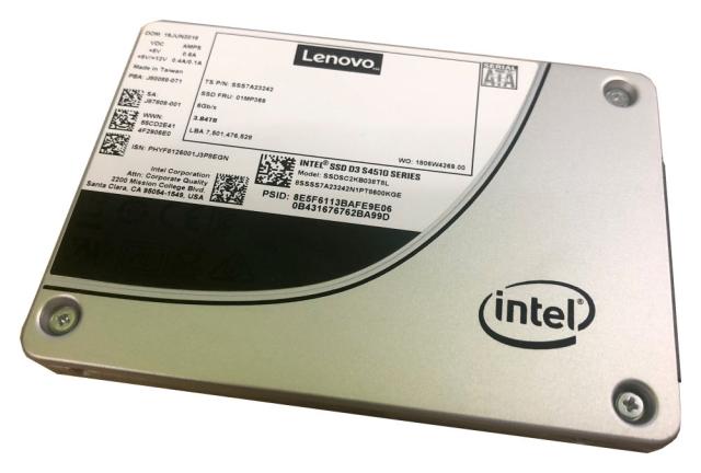 Твърд диск Lenovo ThinkSystem 3.5" Intel S4510 480GB Entry SATA 6Gb Hot Swap SSD