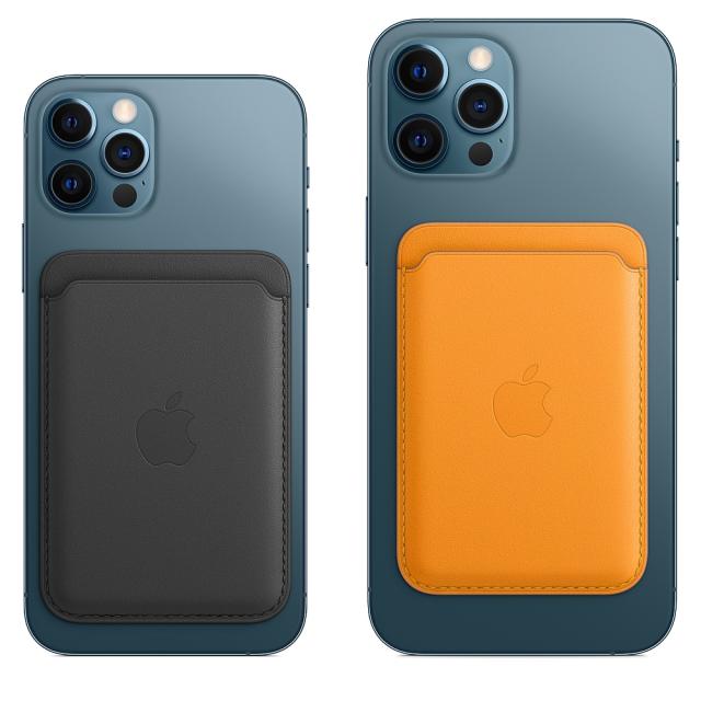 Калъф Apple iPhone Leather Wallet with MagSafe - California Poppy (Seasonal Fall 2020)