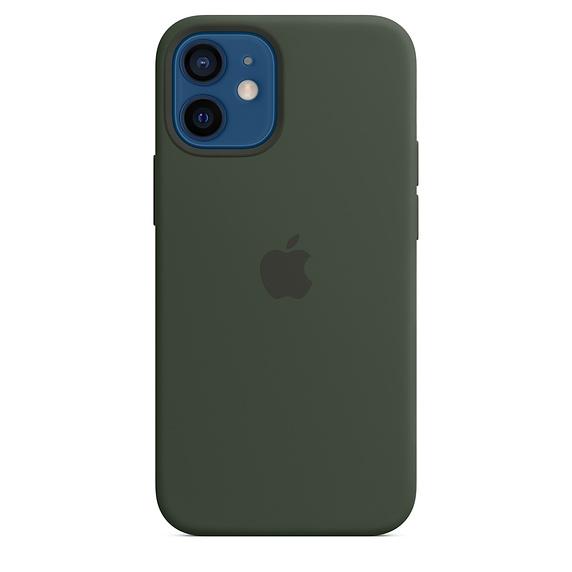 Калъф Apple iPhone 12 mini Silicone Case with MagSafe - Cypress Green (Seasonal Fall 2020)