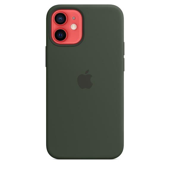 Калъф Apple iPhone 12 mini Silicone Case with MagSafe - Cypress Green (Seasonal Fall 2020)