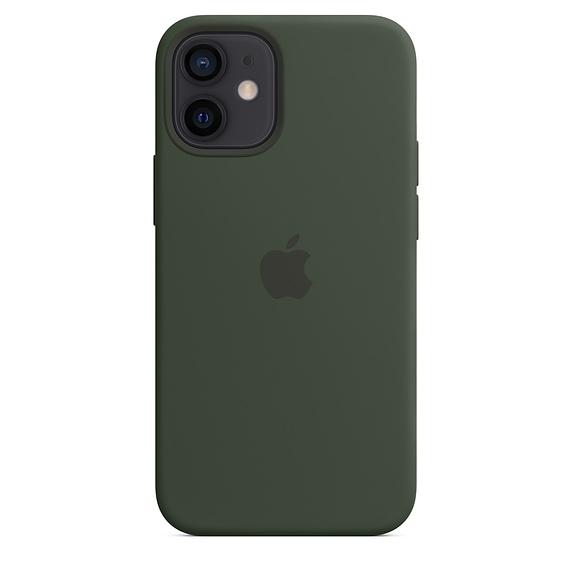 Калъф Apple iPhone 12 mini Silicone Case with MagSafe - Cypress Green (Seasonal Fall 2020)