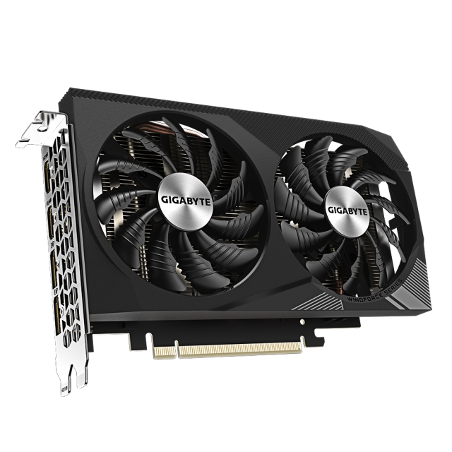 Видео карта GIGABYTE GeForce RTX 3050 WINDFORCE V2 OC 8GB GDDR6, 128-bit, 2x HDMI, 2x DP
