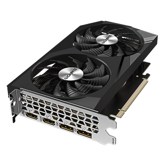 Видео карта GIGABYTE GeForce RTX 3050 WINDFORCE V2 OC 8GB GDDR6, 128-bit, 2x HDMI, 2x DP