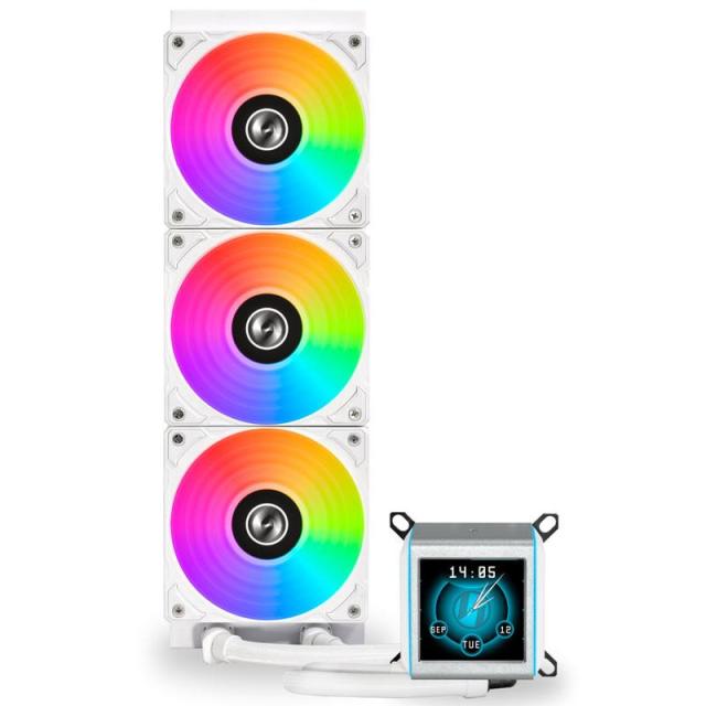 Охладител за процесор Lian Li GALAHAD II LCD 360 ARGB, White, AMD/Intel