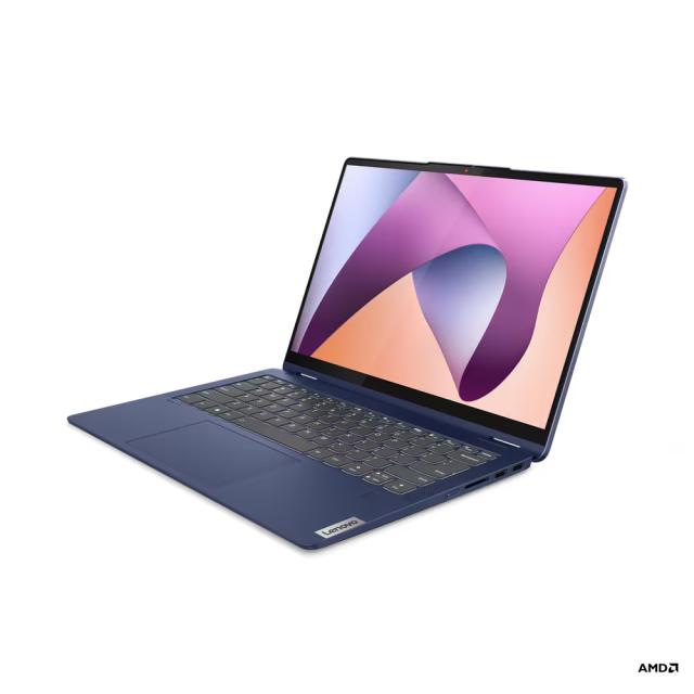 Лаптоп Lenovo IdeaPad Flex 5 14ABR8, 14.0" (35.56 cm), WUXGA Full HD+, Touch Screen, AMD Ryzen 7 7730U (2.0/4.5GHz, 16M), 16GB DDR4, 1TB SSD PCIe 4.0, Windows 11 Home