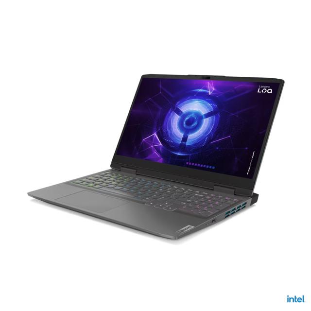 Лаптоп Lenovo LOQ 15IRH8, 15.6'' (39.62 cm), Full HD, Intel Core i5-12450H (1.5/4.4GHz, 12M), NVIDIA RTX 4050 6GB GDDR6, 16GB DDR5, 512GB SSD PCIe 4.0x4, Free DOS