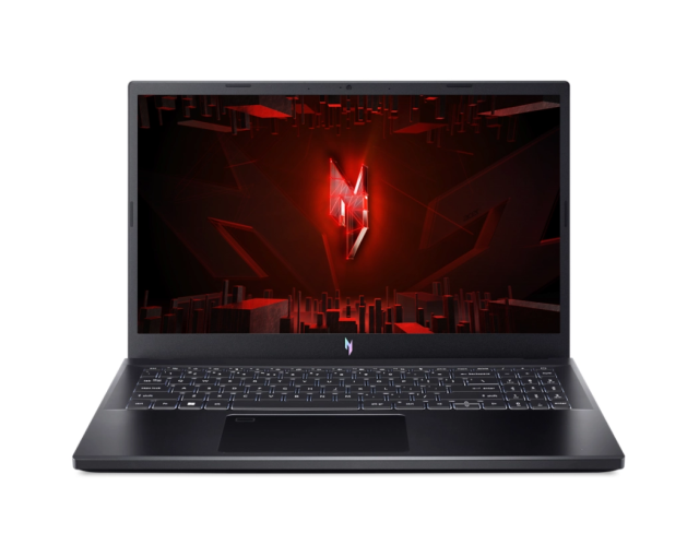 Лаптоп ACER Nitro V 15 ANV15-51-59SZ NITRO, (8-ядрен) Intel Core i5-13420H 2.1/4.6GHz, 15.6'' (39.62 cm). LCD IPS 144 Hz, NVIDIA GeForce RTX 2050 4GB, 8GB DDR5, 512GB SSD PCIe NVMe, Free DOS