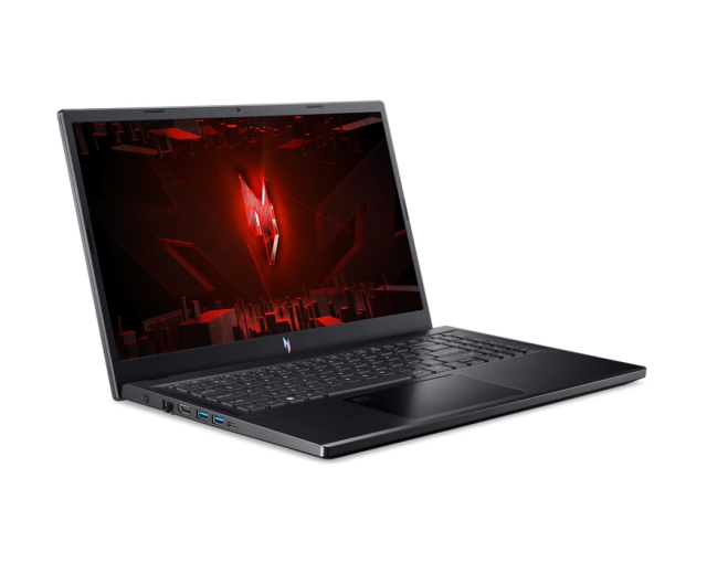 Лаптоп ACER Nitro V 15 ANV15-51-59SZ NITRO, (8-ядрен) Intel Core i5-13420H 2.1/4.6GHz, 15.6'' (39.62 cm). LCD IPS 144 Hz, NVIDIA GeForce RTX 2050 4GB, 8GB DDR5, 512GB SSD PCIe NVMe, Free DOS