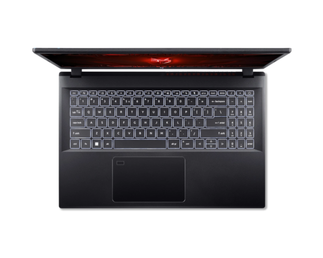 Лаптоп ACER Nitro V 15 ANV15-51-77ZB, (10 ядра) Intel Core i7-13620H 2.4/4.9GHz, 15.6" (39.62 cm) FHD, LCD 144Hz IPS Anti-Glare Display, NVIDIA Geforce RTX 2050 4GB, 16GB DDR5, 1TB PCIe NVMe, Free DOS