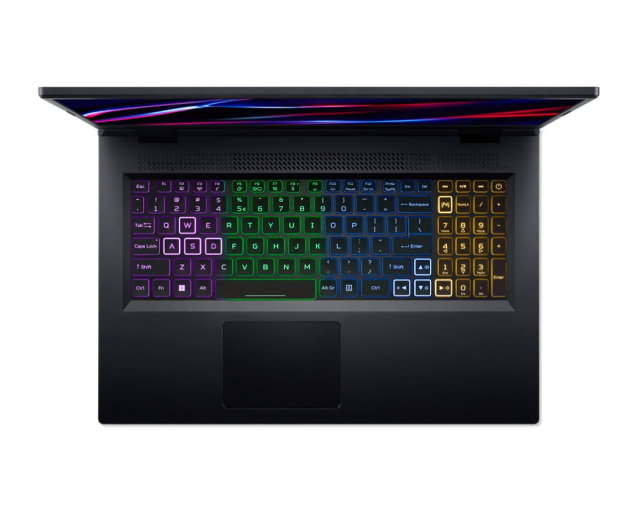 Лаптоп Nitro 5 AN517-55-78PR, (10-ядрен) Intel Core i7-12650H 2.3/4.7GHz, 17.3" (43.94 cm) IPS/LCD/144 Hz, NVIDIA GeForce RTX 4060 8GB, 16GB DDR5, 1TB SSD PCIe NVMe, Free DOS