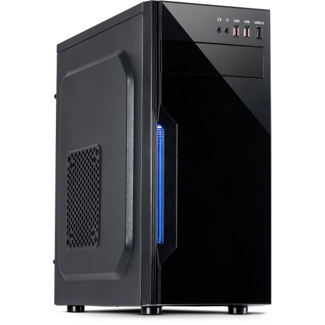 Кутия за компютър Inter Tech B-42, Mid-Tower, 2x USB 2.0, ATX
