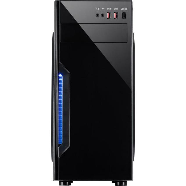 Кутия за компютър Inter Tech B-42, Mid-Tower, 2x USB 2.0, ATX