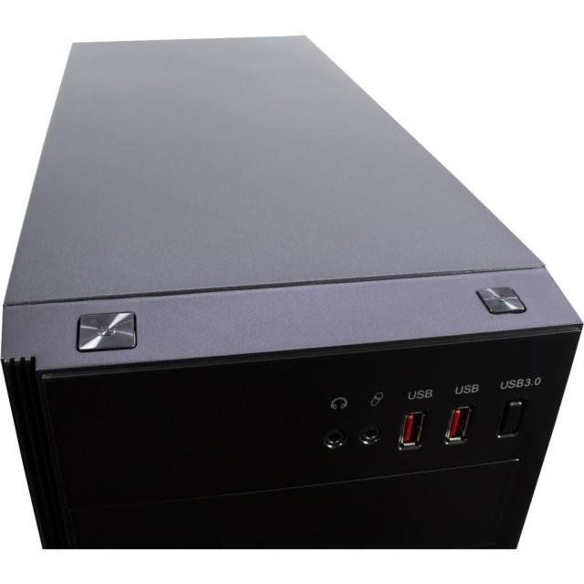 Кутия за компютър Inter Tech B-42, Mid-Tower, 2x USB 2.0, ATX