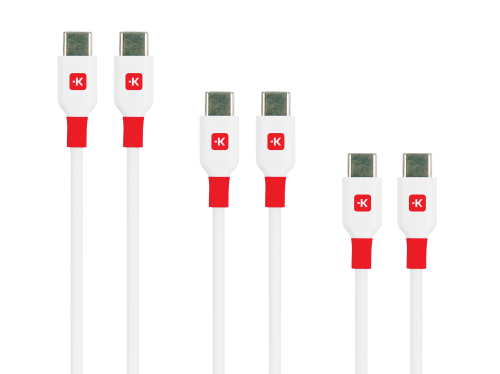 Комплект кабели Skross, USB Type-C - USB Type-C 2.0 мъжко, 0.15/ 1.20/ 2.0 м