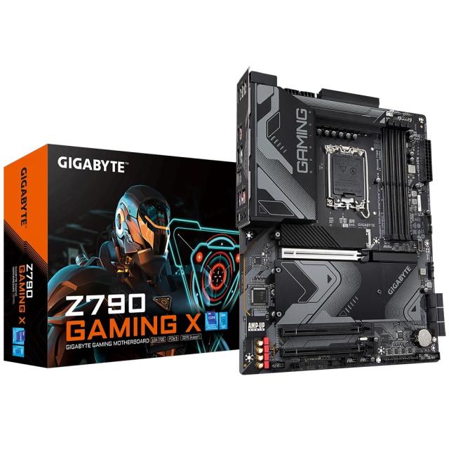 Дънна платка GIGABYTE Z790 GAMING X, LGA1700, 4x DDR5, 4 x M.2, 6 x SATA 6Gb/s, USB Type-C, HDMI, DP, ATX