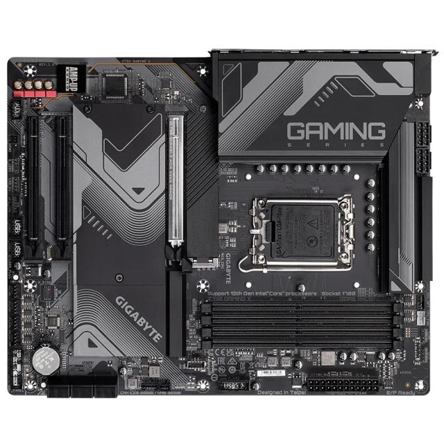 Дънна платка GIGABYTE Z790 GAMING X, LGA1700, 4x DDR5, 4 x M.2, 6 x SATA 6Gb/s, USB Type-C, HDMI, DP, ATX