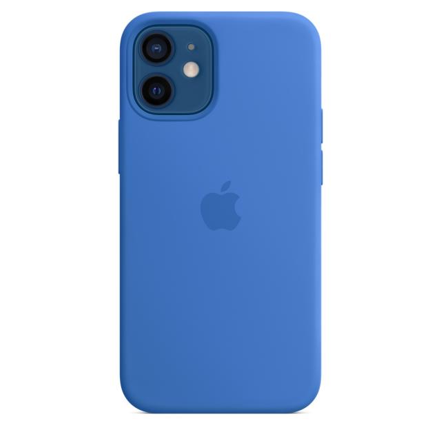 Калъф Apple iPhone 12 mini Silicone Case with MagSafe - Capri Blue