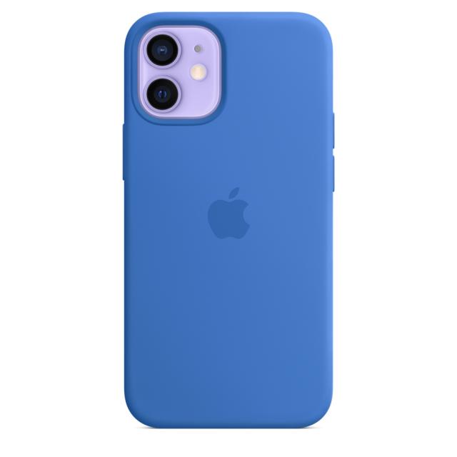 Калъф Apple iPhone 12 mini Silicone Case with MagSafe - Capri Blue