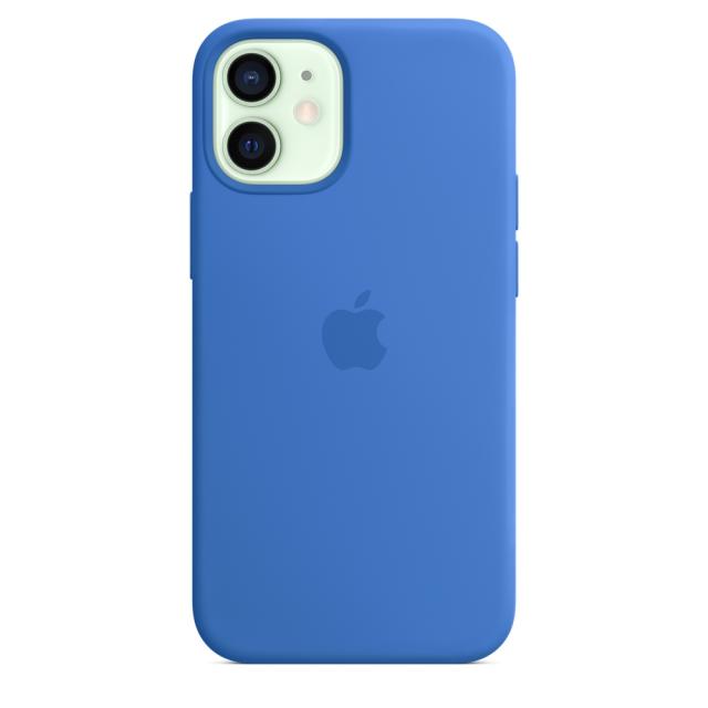 Калъф Apple iPhone 12 mini Silicone Case with MagSafe - Capri Blue