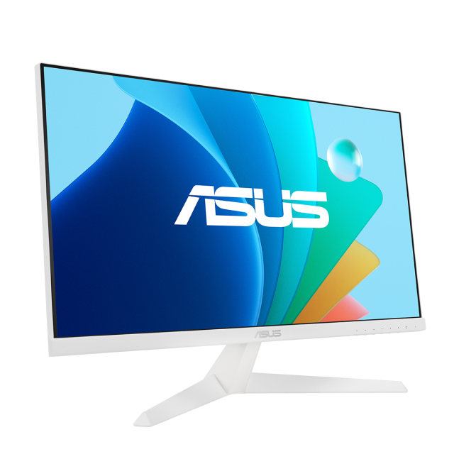 Монитор ASUS VY249HF-W, 23.8" (60.45 cm) IPS FHD (1920x1080), 100Hz, 1ms, Adaptive Sync, Rest Reminder, Blue Light Filter, Flicker Free, Antibacterial Treatment