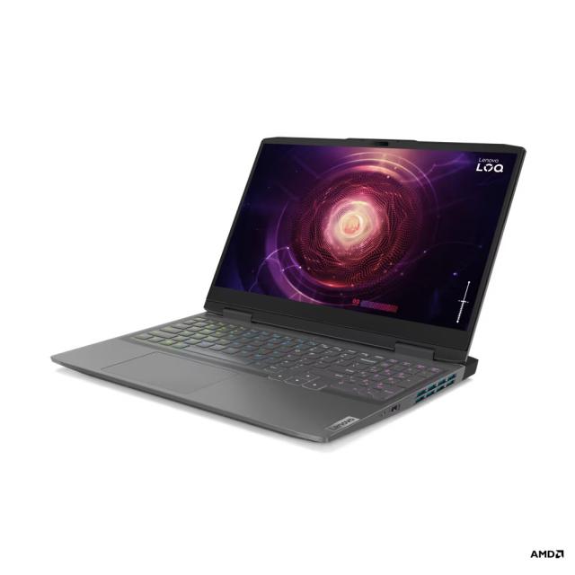 Лаптоп Lenovo LOQ 15APH8, AMD Ryzen™ 7 7840HS (8C / 3.8 / 5.1GHz,16MB) 15.6'' (39.62 cm) IPS Anti-glare, 144Hz, NVIDIA GeForce RTX 4050 6GB, 16GB DDR5, 512GB SSD M.2 , Free DOS