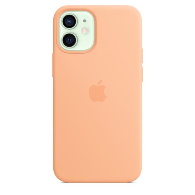 Калъф Apple iPhone 12 mini Silicone Case with MagSafe - Cantaloupe