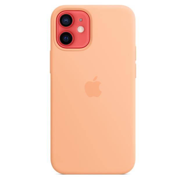 Калъф Apple iPhone 12 mini Silicone Case with MagSafe - Cantaloupe