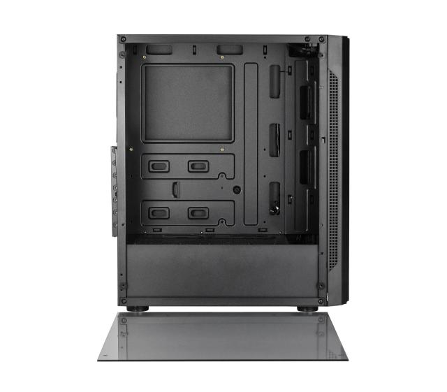 Кутия Spire SPM7022GU3-3RGB, 3 x RGB вентилатора, 2xUSB2.0, 1xUSB3.0, ATX, mATX