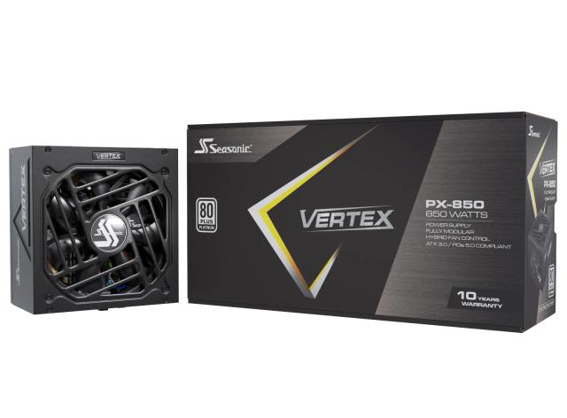 Захранване Seasonic VERTEX PX-850, 850W Gold, Full Modular