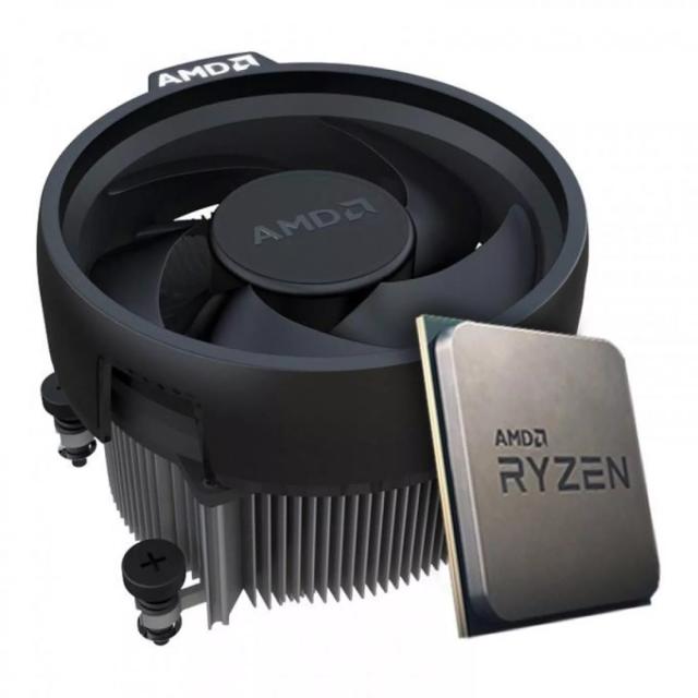 Процесор AMD Ryzen 5 5600 6C (3.5/4.4GHz, 32MB Cache, 65W), AM4, MPK, с охлаждане