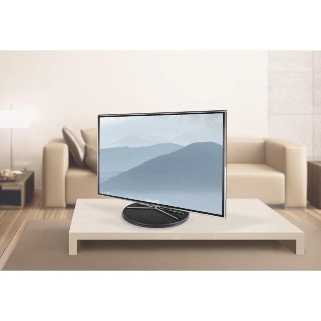 Поставка кръгла въртяща за TV HAMA, до 80 кг, Черна