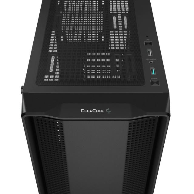 Кутия DeepCool CC560 Limited, 1 x USB 2.0, 1 x USB 3.0, HD Audio x 1, ATX, mATX, Mini-ITX