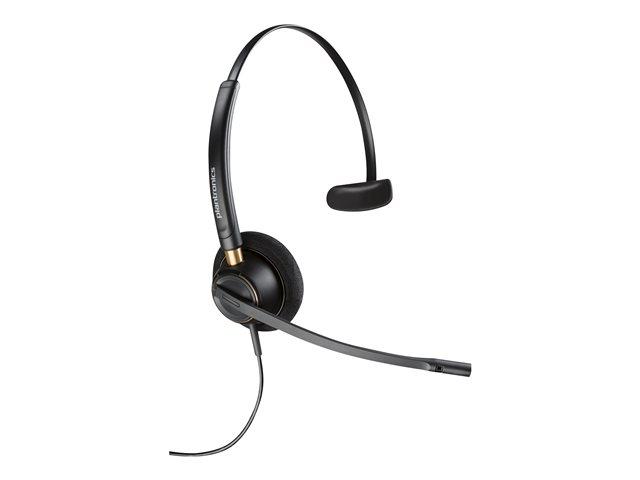 Слушалки с микрофон HP Poly EncorePro HW510, 3.5 mm jack, Black