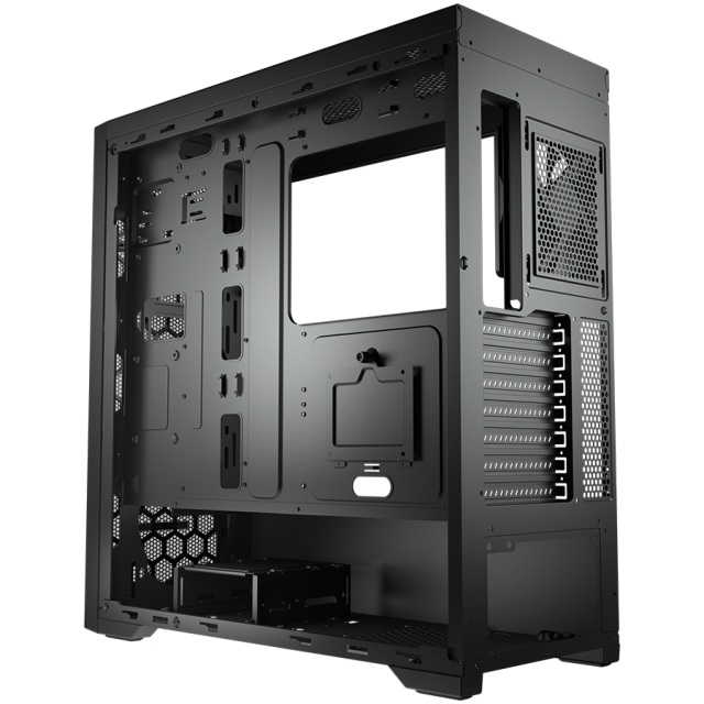 Кутия COUGAR  MX330-G Pro, Mid Tower, 2x USB 3.0, 2x USB 2.0, Mic x 1 / Audio x 1, RGB button, MiniITX/MicroATX/ATX, черна