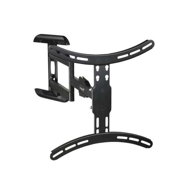 Стенна стойка за TV HAMA, Fullmotion, 2 рамена, черна, 65", 400х400, до 25кг