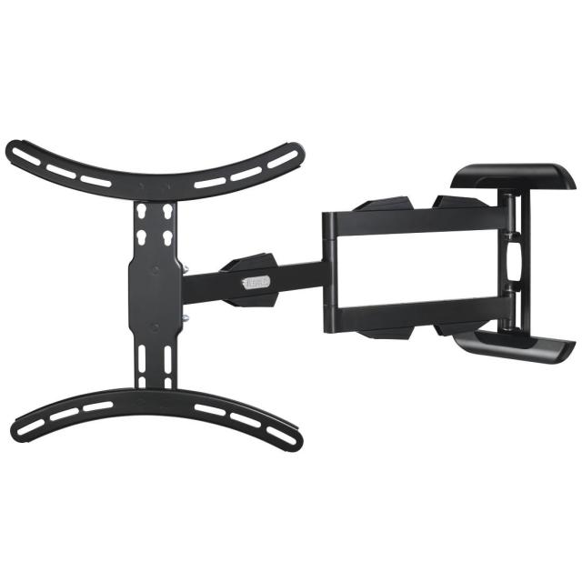 Стенна стойка за TV HAMA, Fullmotion, 2 рамена, черна, 65", 400х400, до 25кг